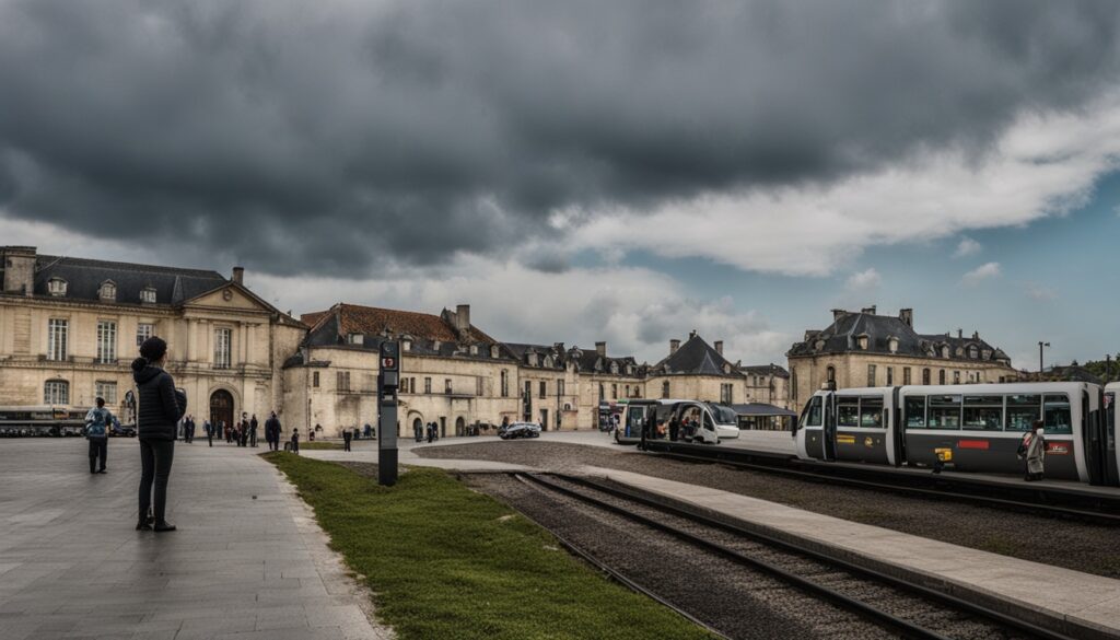 reserving a taxi at saint emilion train station