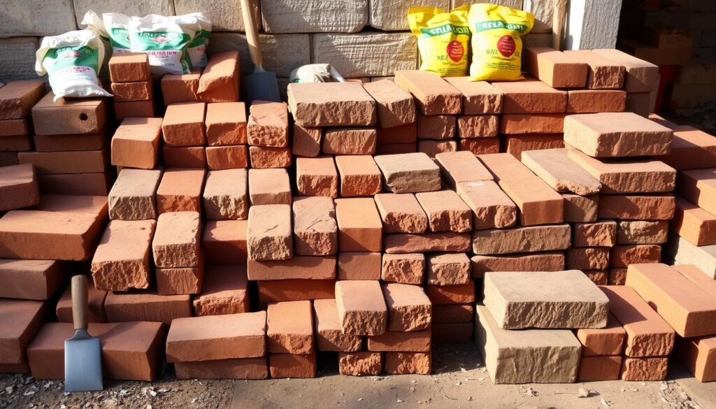 clay bricks and masonry supplies