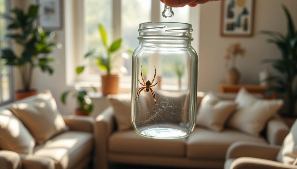 remove spiders safely