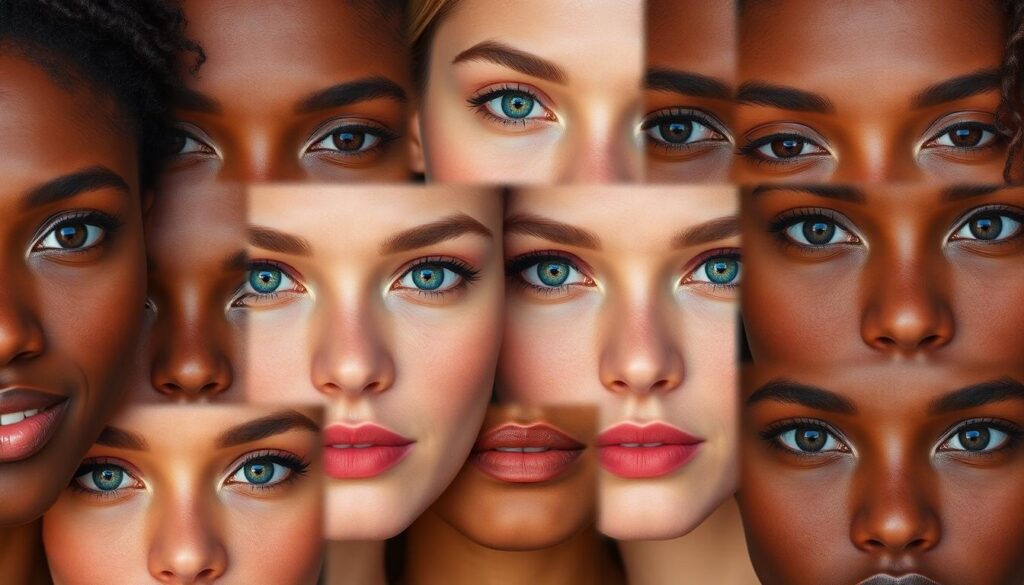 skin tone considerations for choosing colored contacts